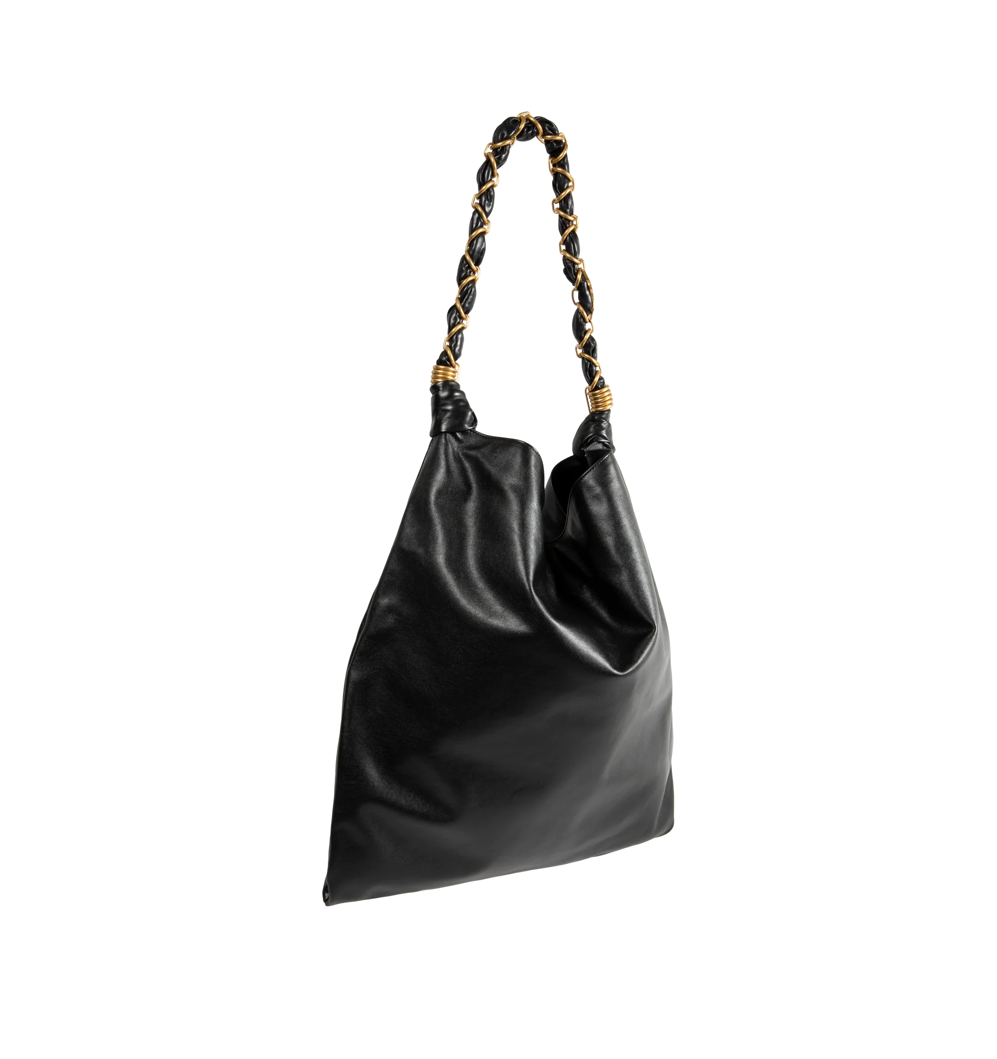 AMALIA SMOOTH LEATHER HOBO BAG - Image 2
