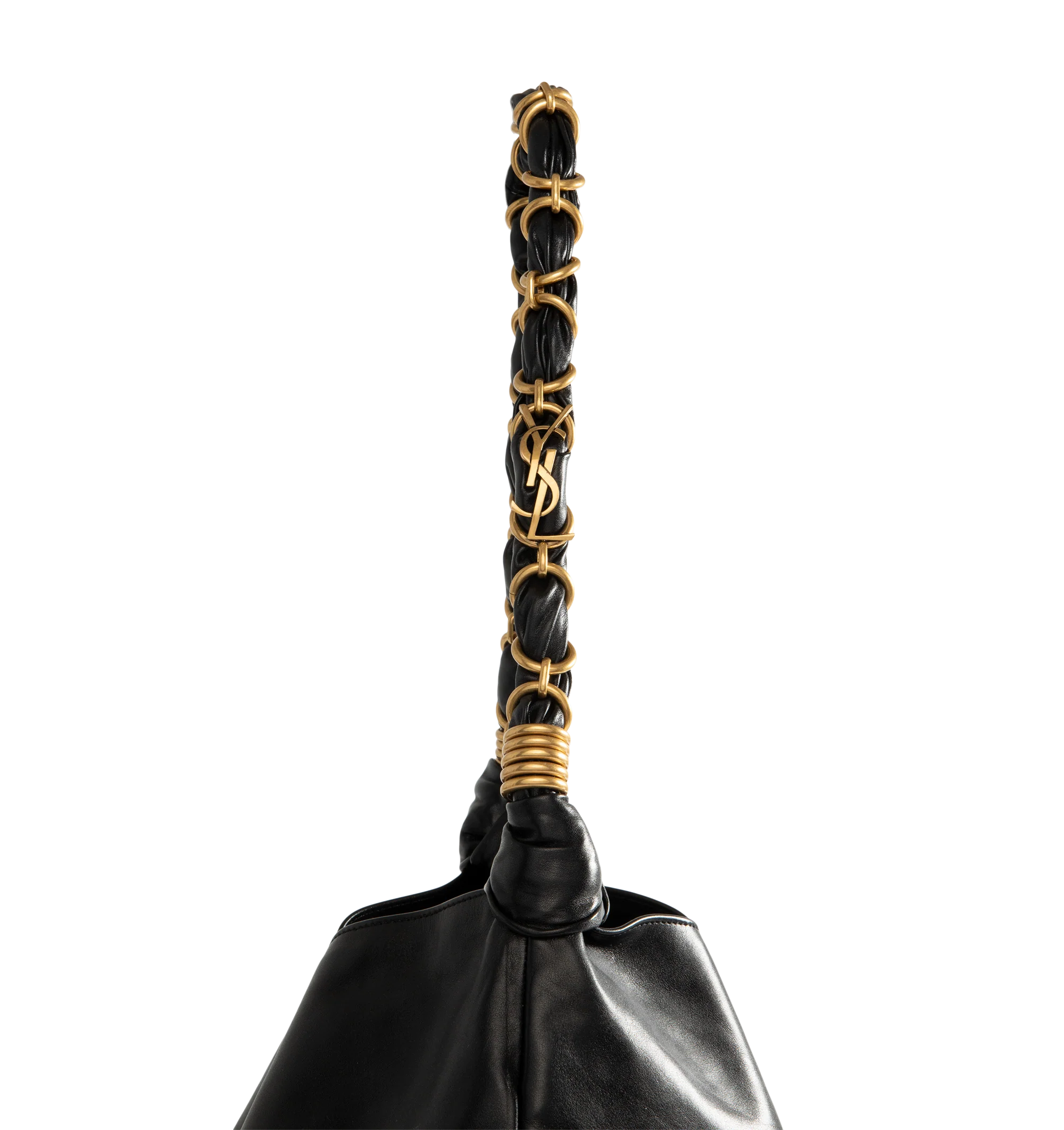 AMALIA SMOOTH LEATHER HOBO BAG - Image 3