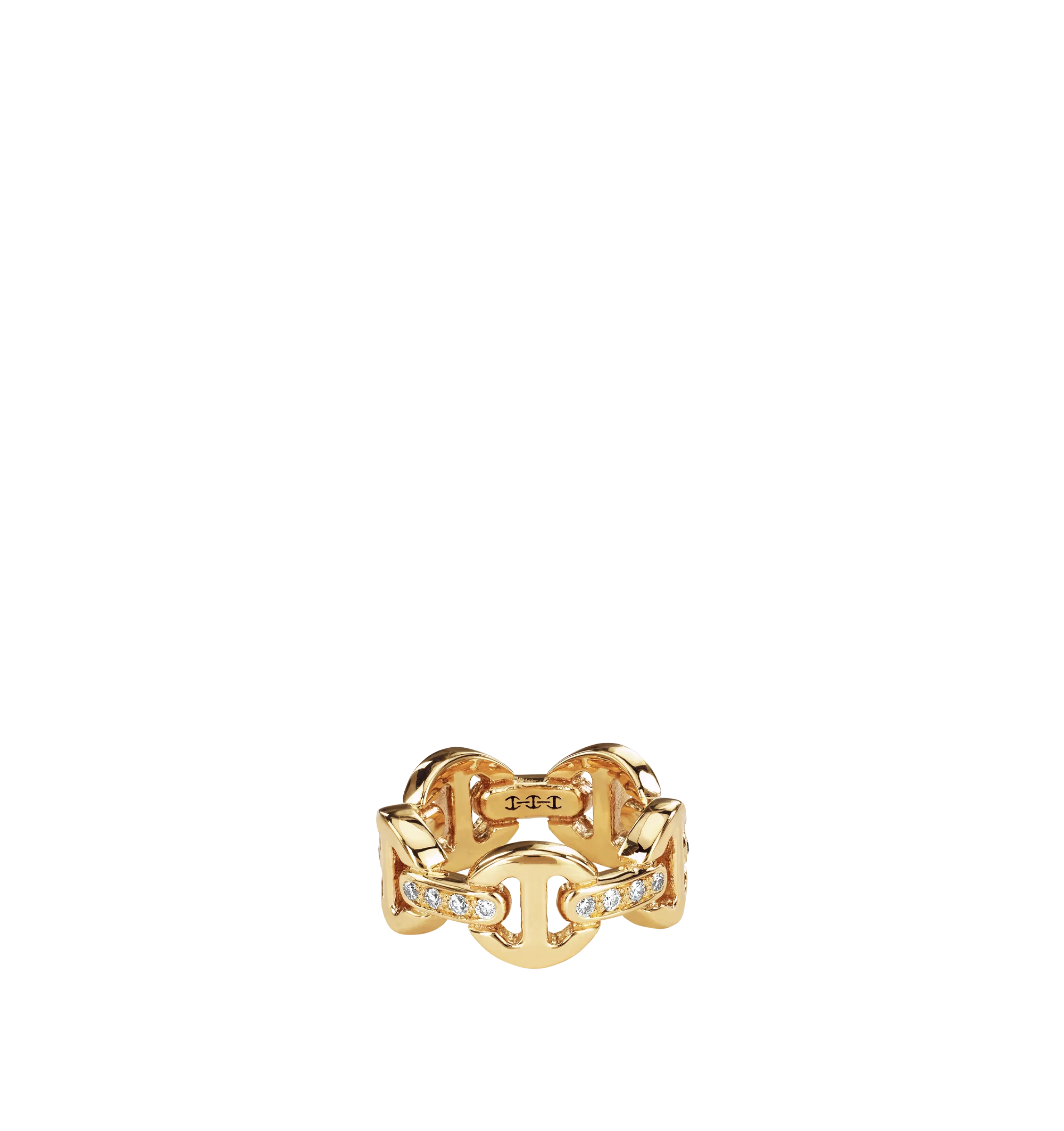 CLASSIC TRI-LINK DIAMOND BRIDGES RING