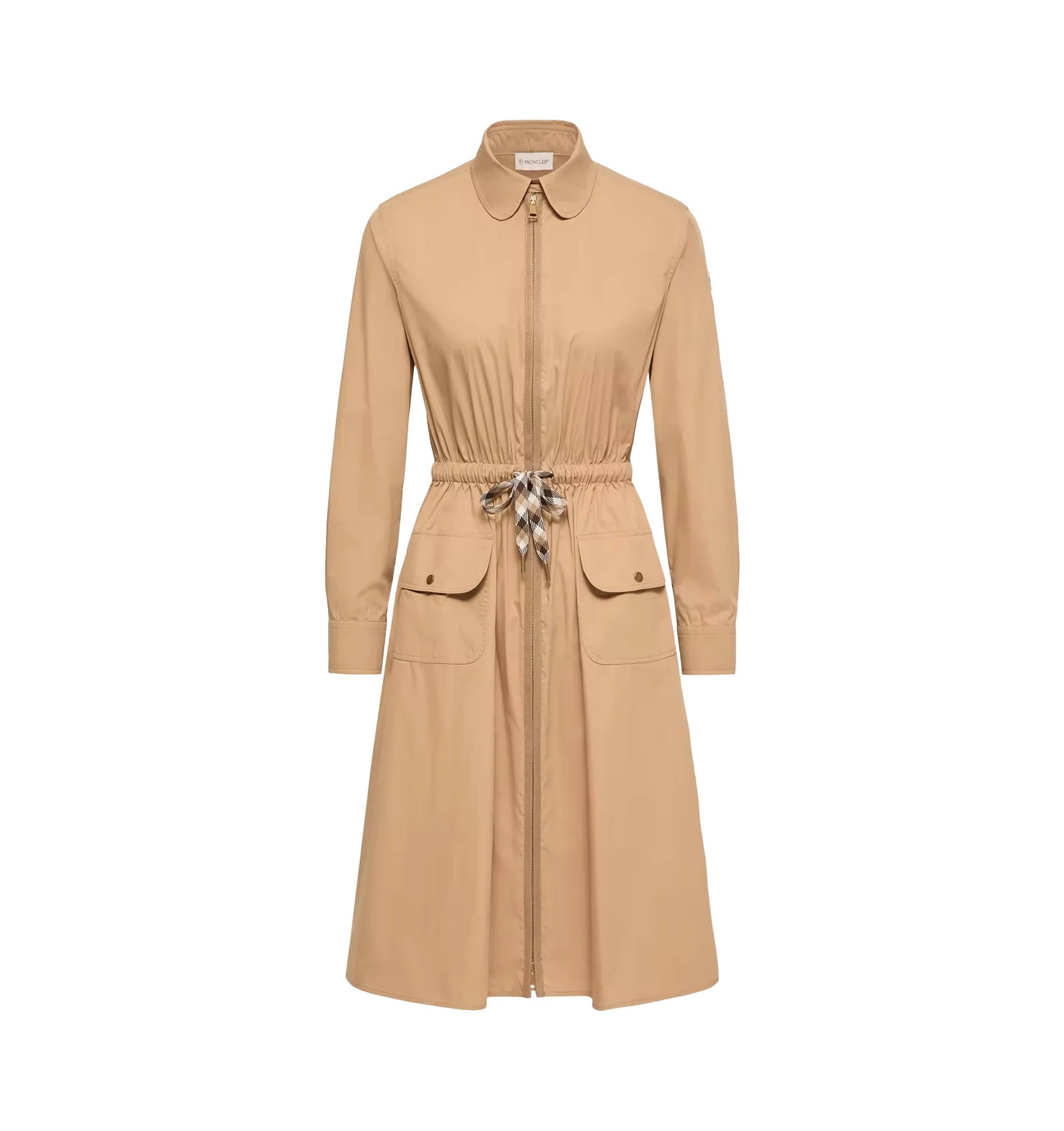 COTTON BLEND KNEE-LENGTH DRESS (WOMENS)