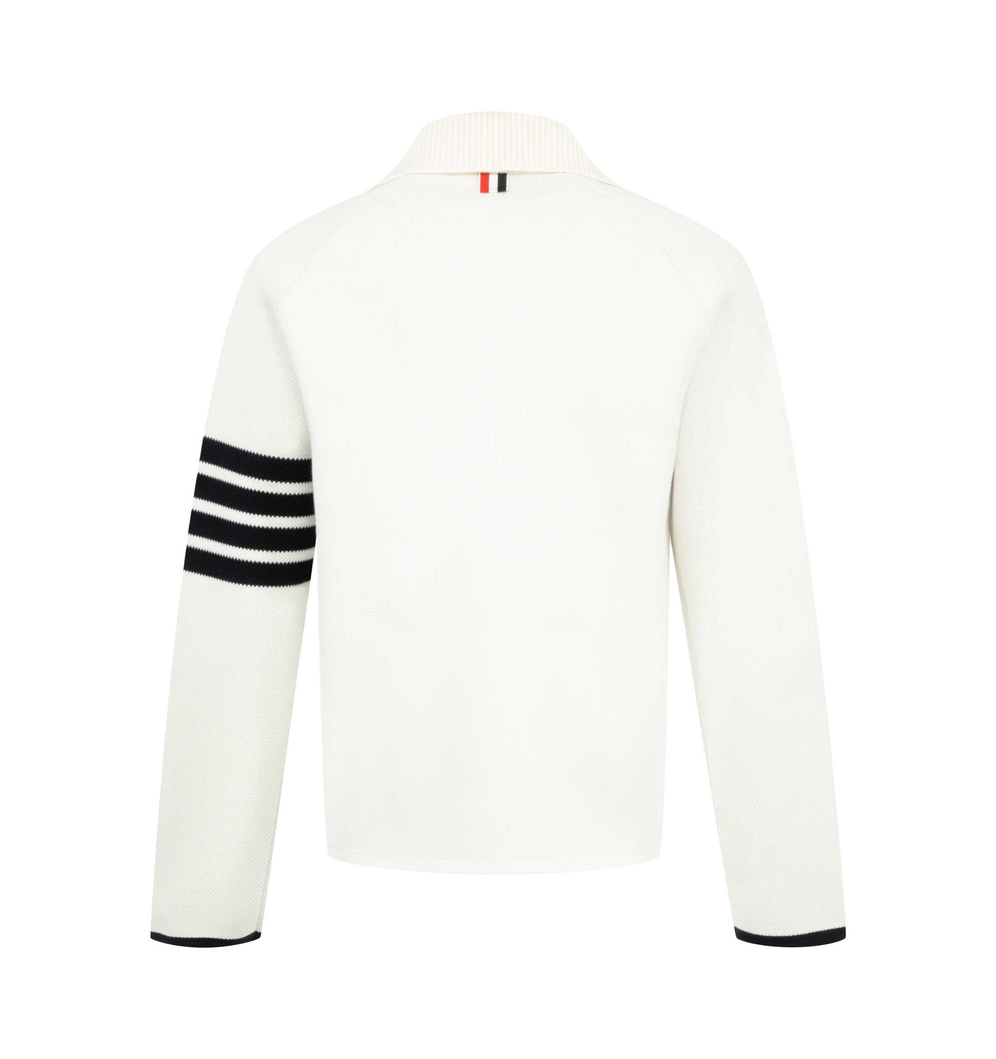 COTTON PIQUE STITCH 4-BAR JACKET (WOMENS) - Image 2