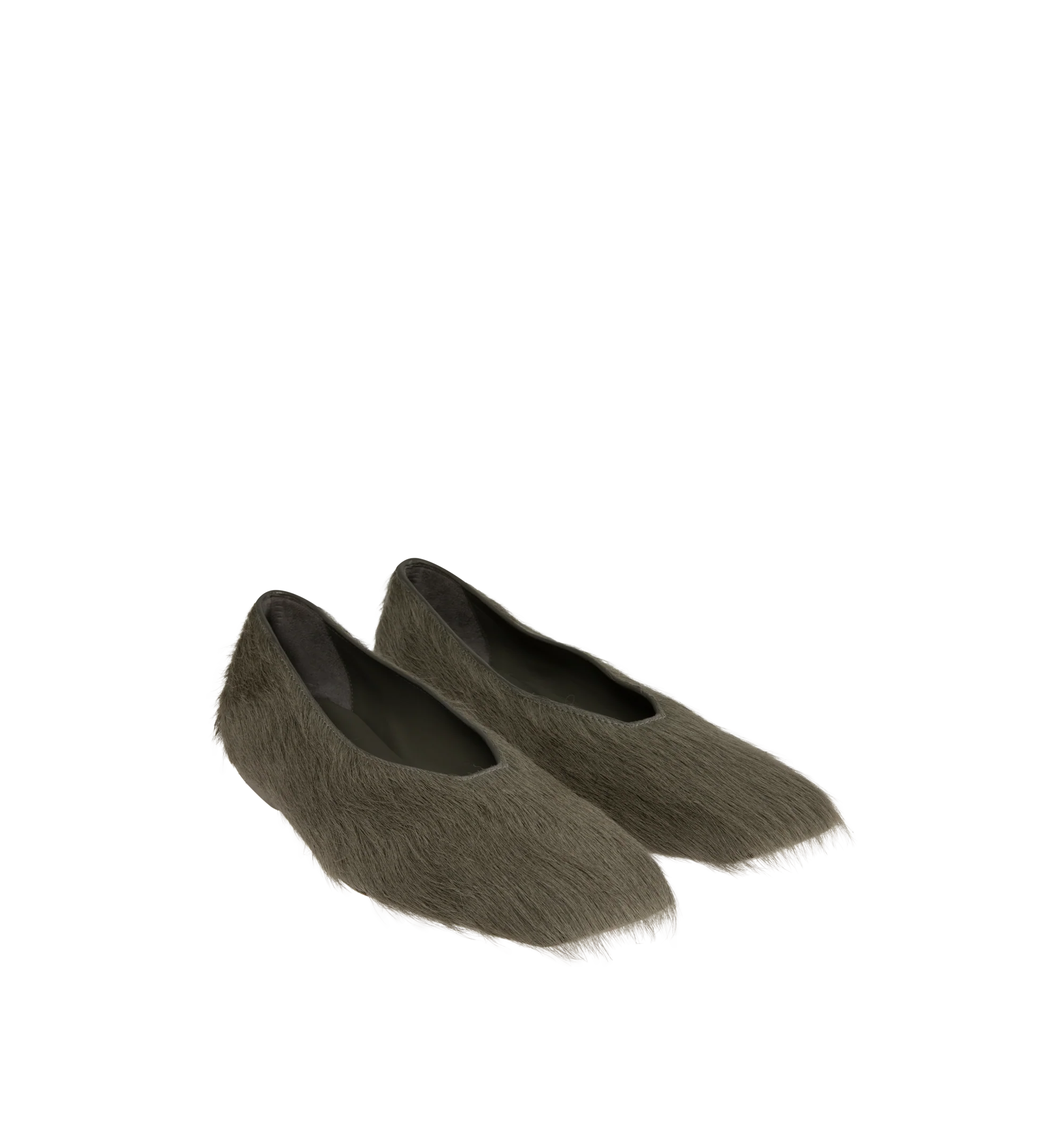 COW HAIR BALLERINA FLATS (WOMENS) - Image 2