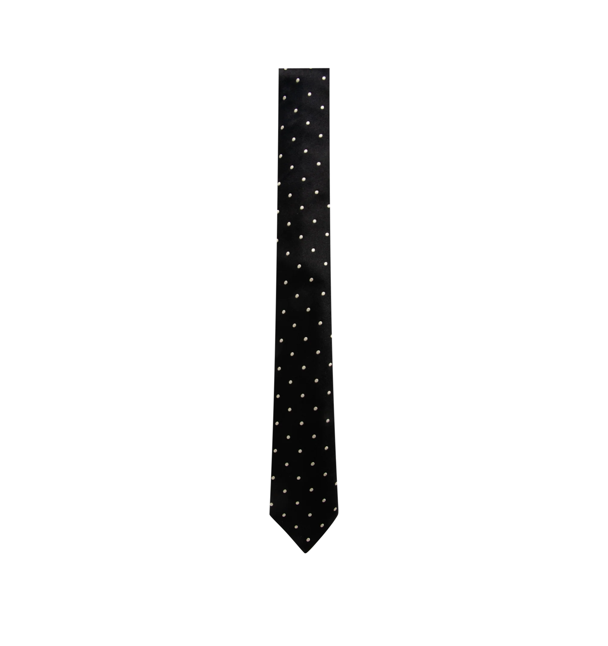 CREAM DOT SATIN BASE TIE 6 CM - Image 2
