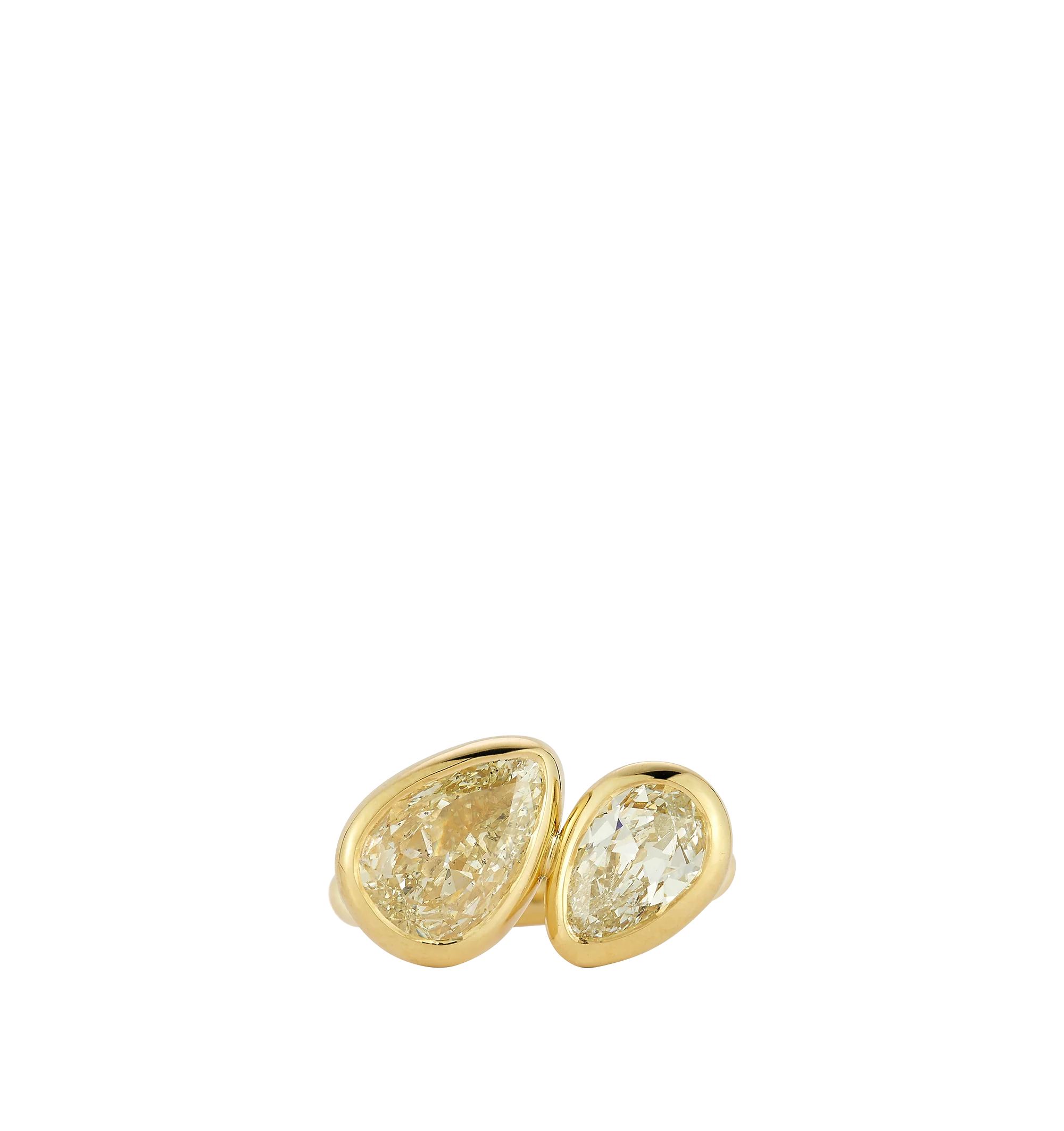 PRIVE DIAMOND PEAR YIN YANG RING - Image 2