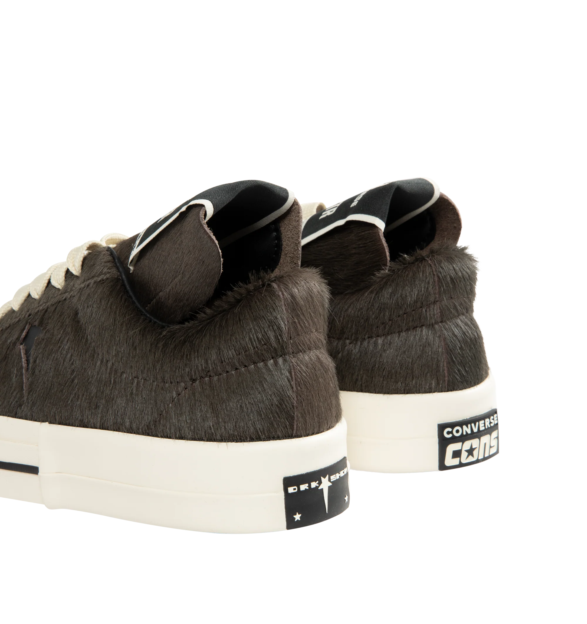 DRKSHDW X CONVERSE LOW TOP CALF HAIR SNEAKER (MENS) - Image 3