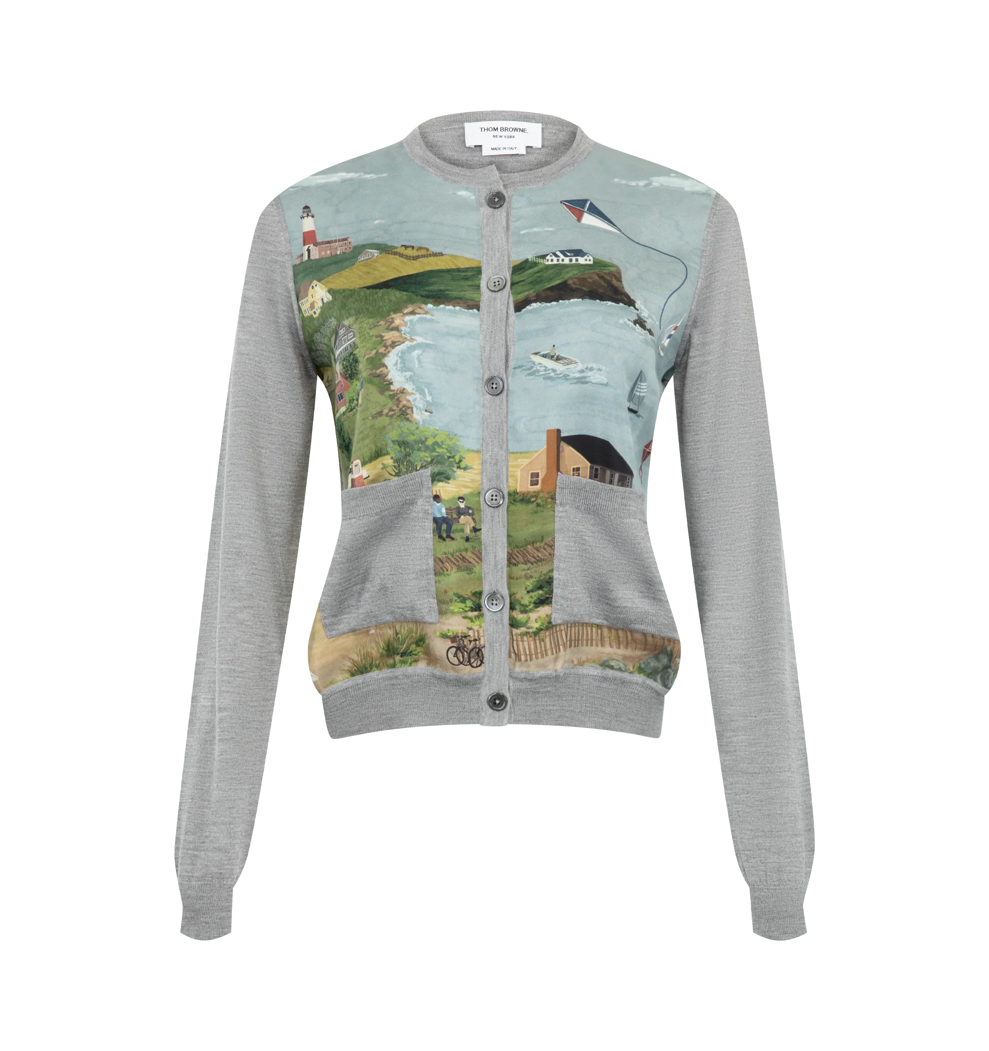 NANTUCKET SCENIC CASHMERE SILK CARDIGAN (WOMENS)