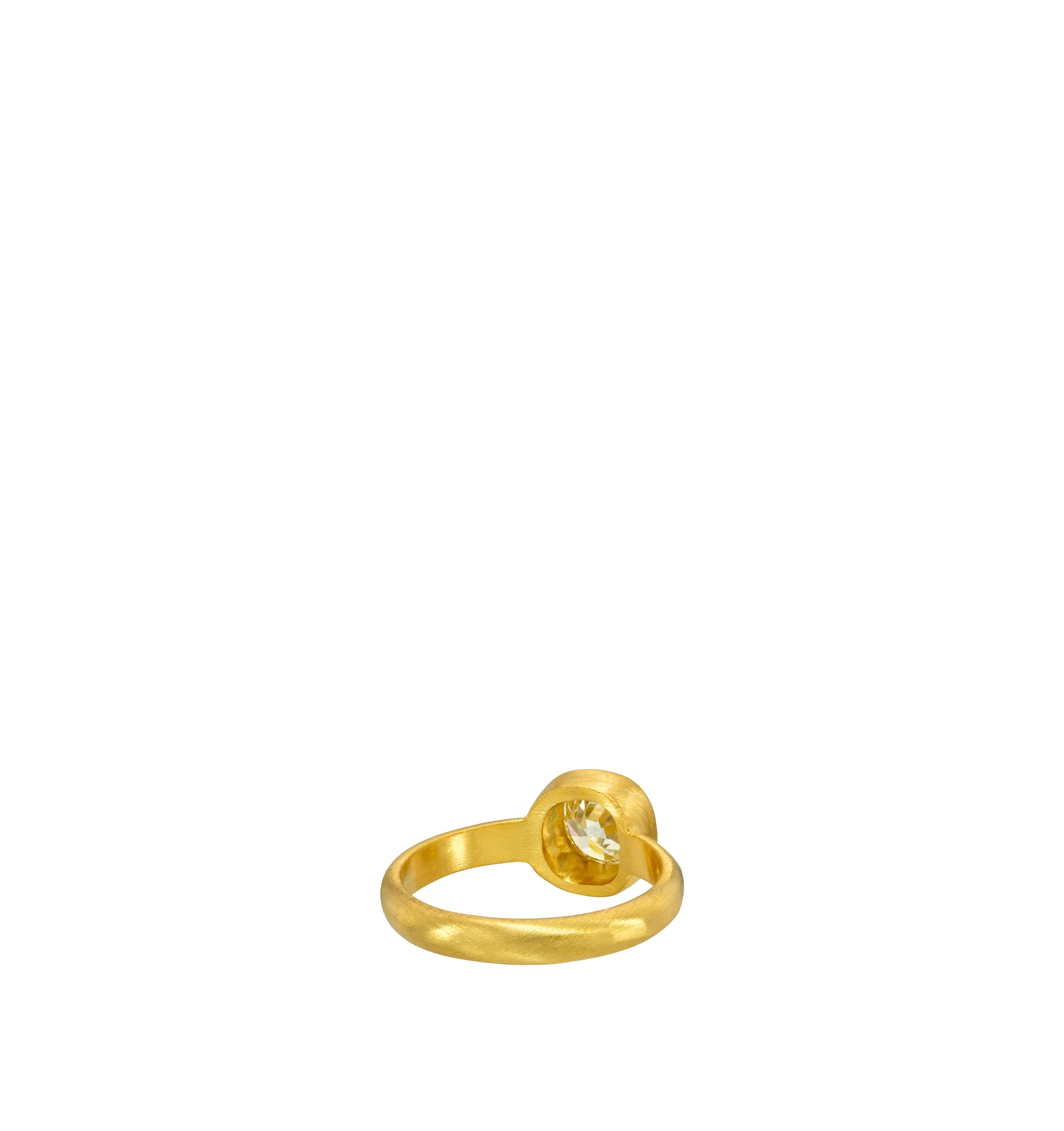 ONE OF A KIND CUSHION DIAMOND ZIGGURAT GEM BAND - Image 3