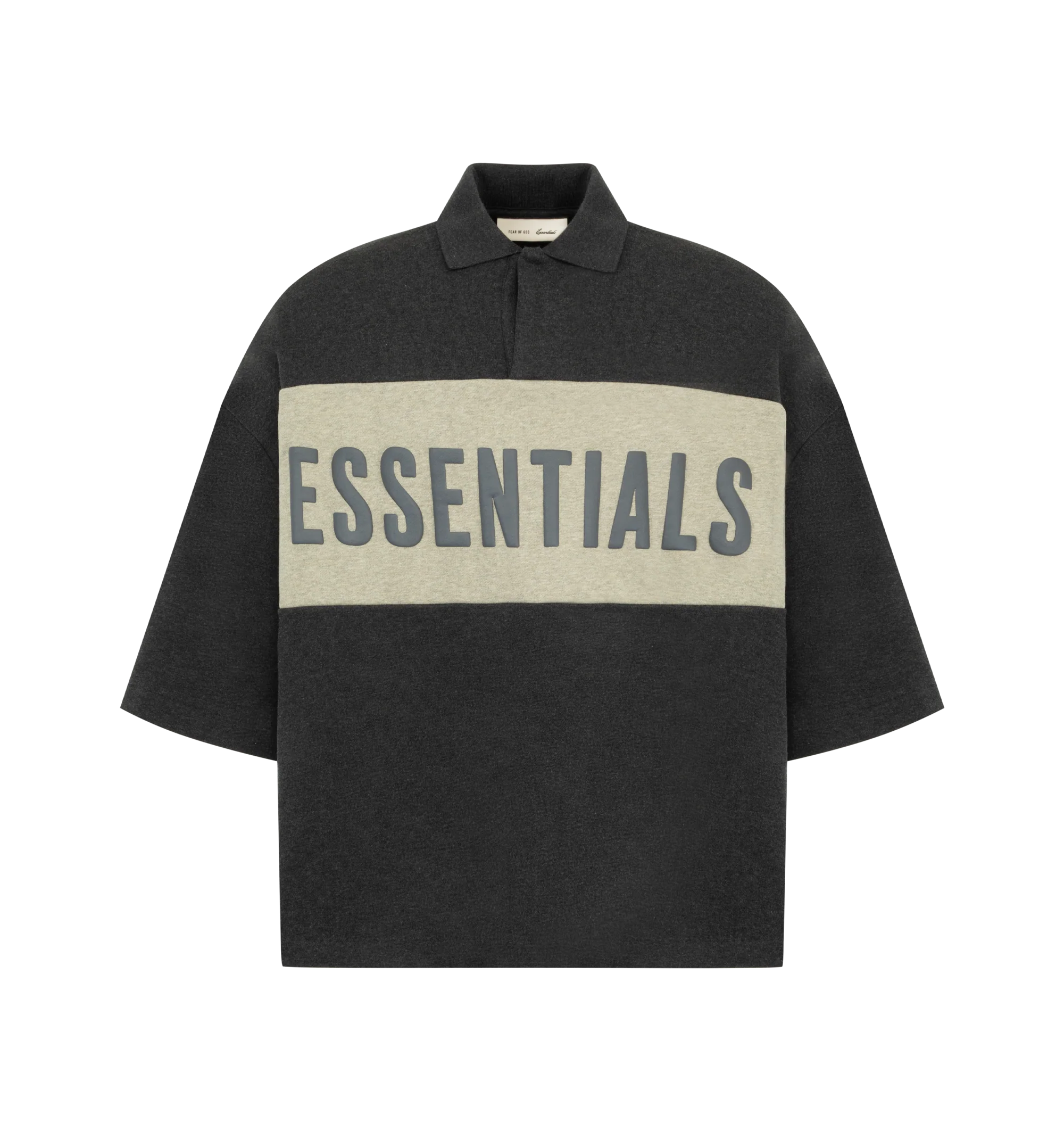 PANELLED CROP POLO SHIRT (MENS)