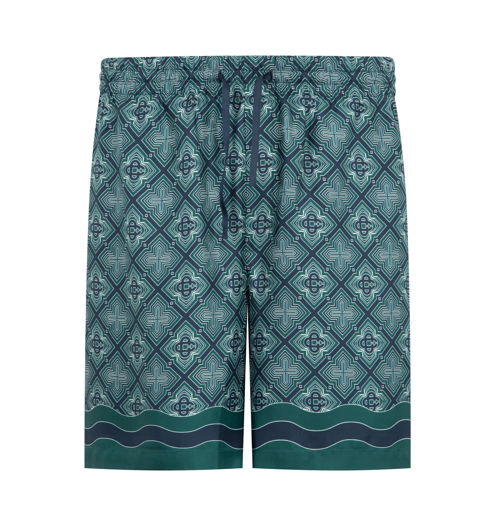 RADIATING MONOGRAM SILK SHORTS (MENS)