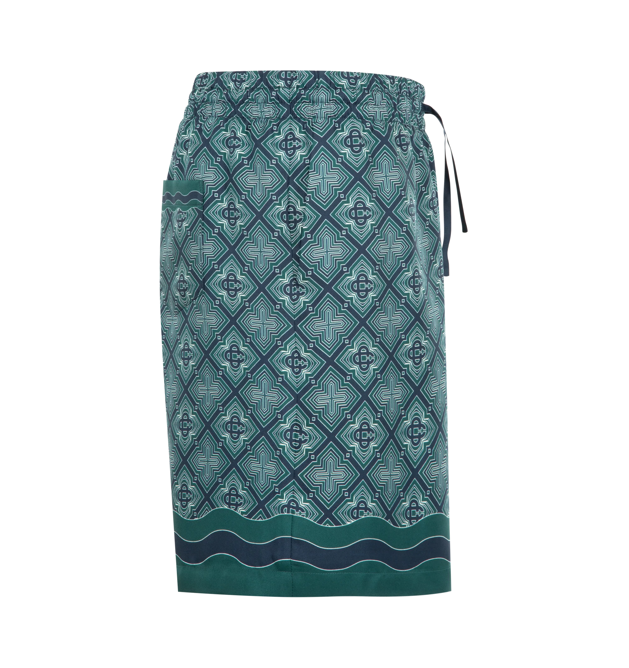 RADIATING MONOGRAM SILK SHORTS (MENS) - Image 3