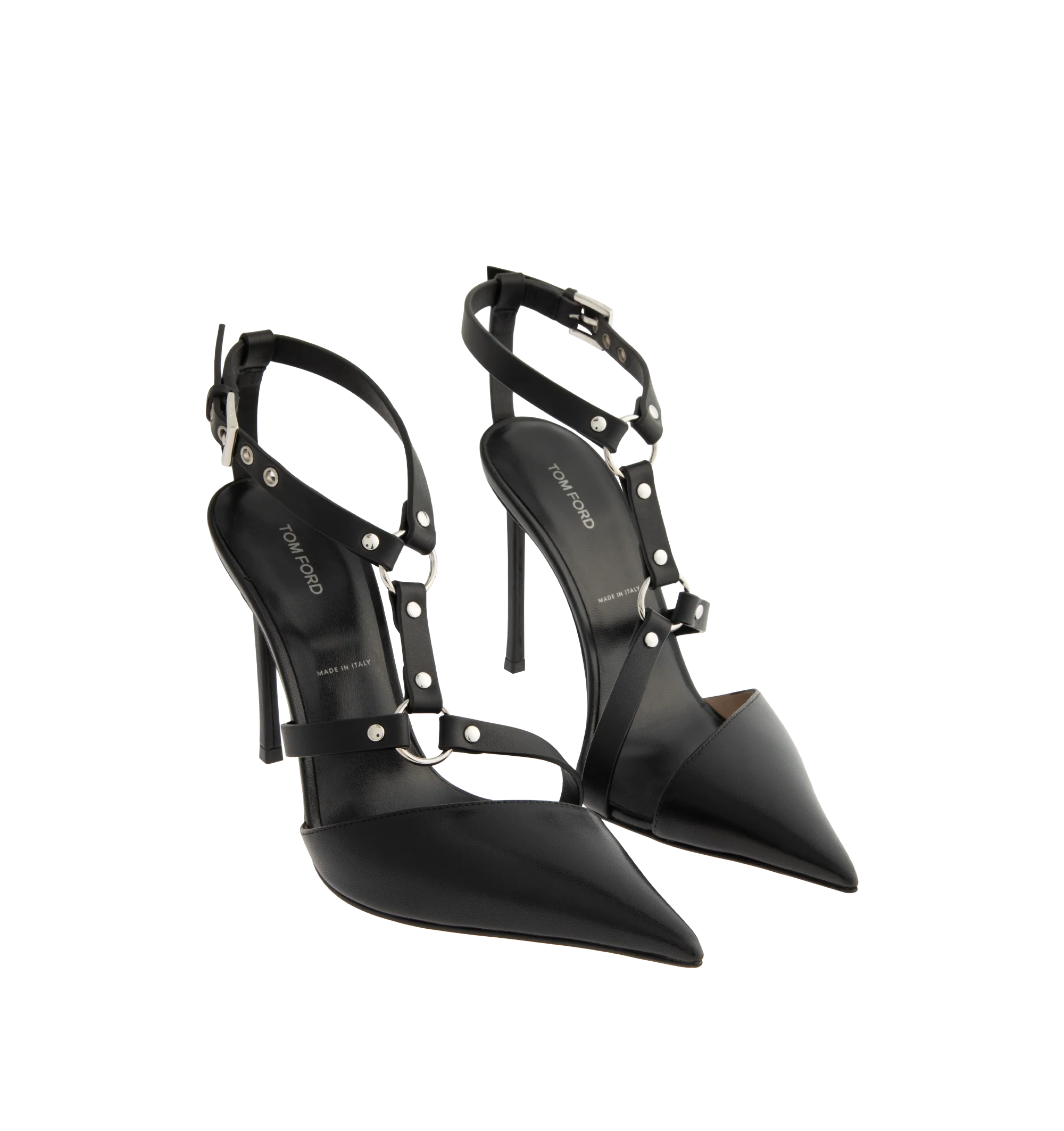 SHINY LEATHER BOUND PUMP 105 (WOMENS) - Image 2