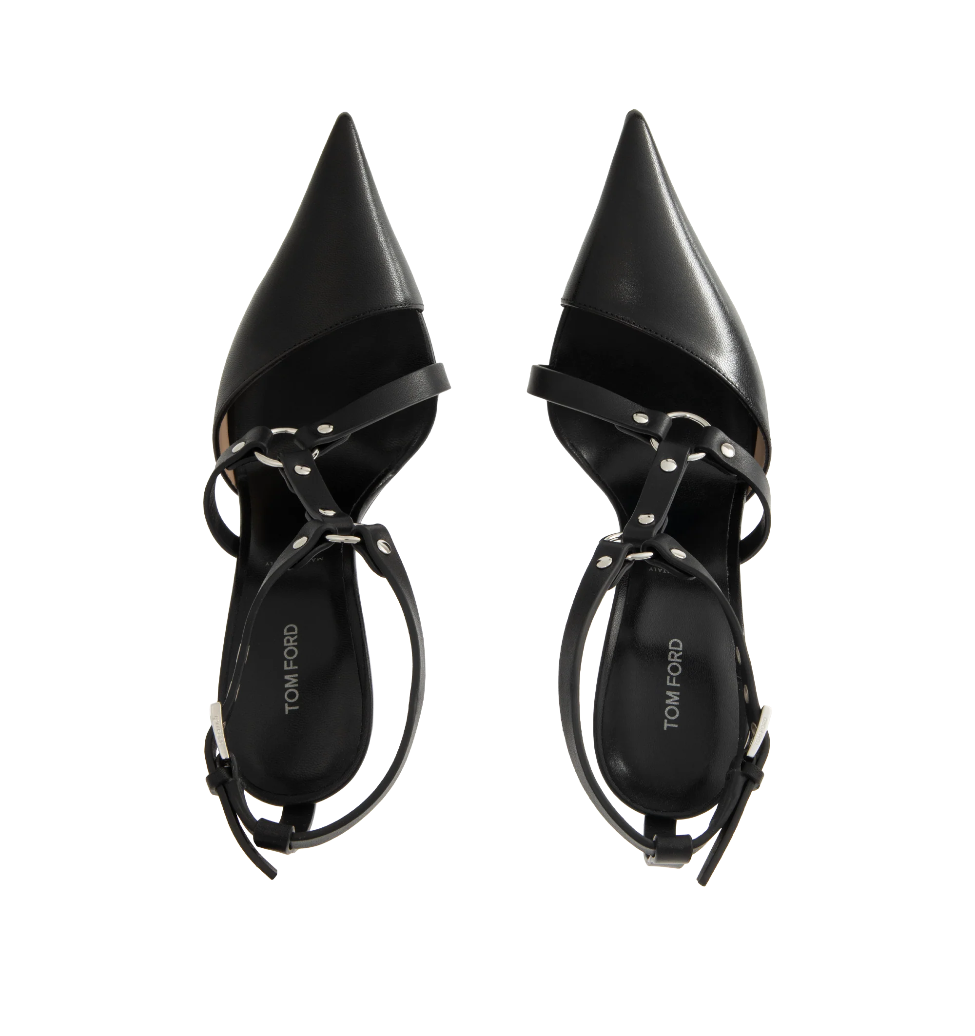 SHINY LEATHER BOUND PUMP 105 (WOMENS) - Image 4