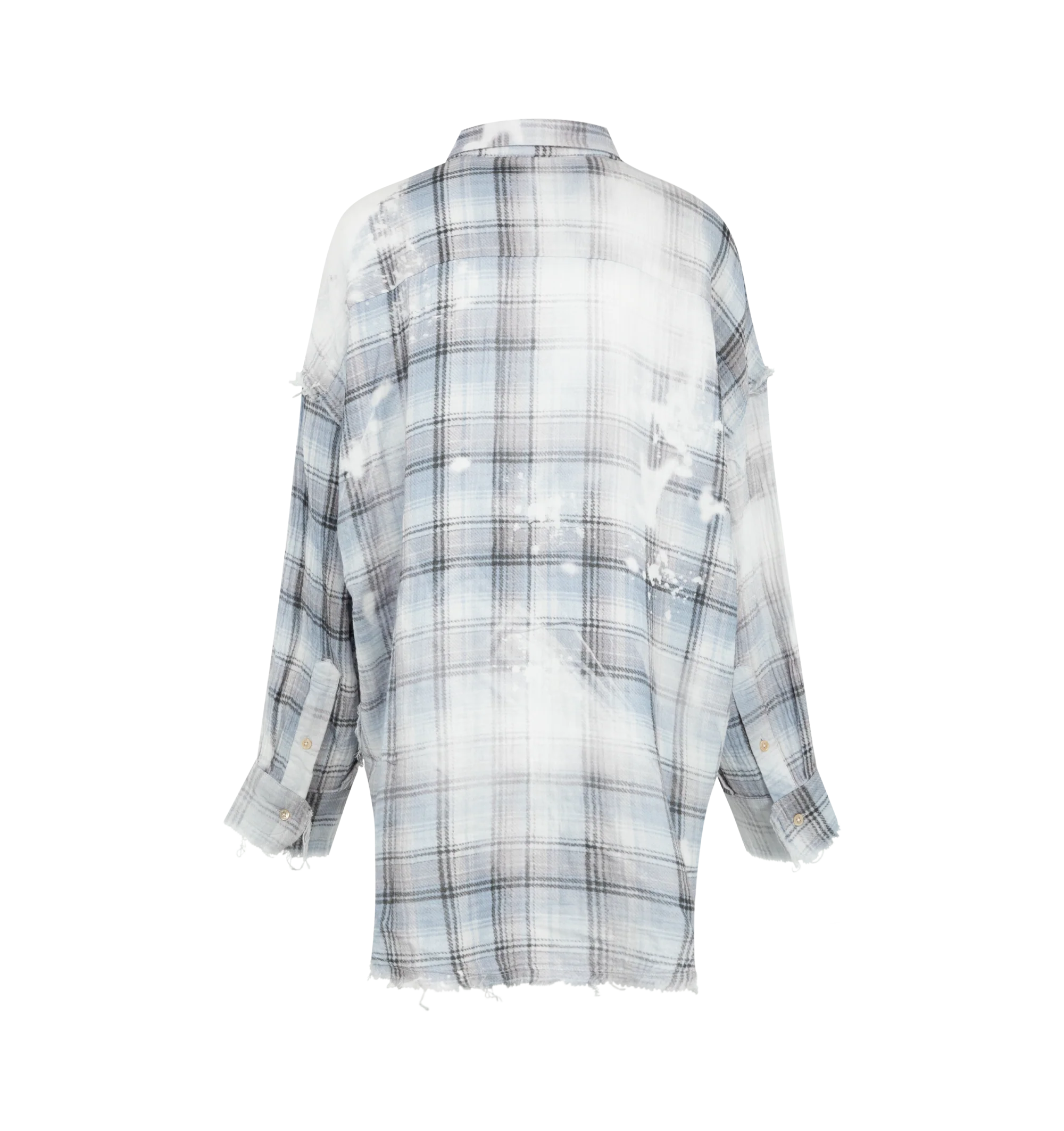 SHREDDED SEAM DROP NECK SHIRT (WOMENS) - Image 2