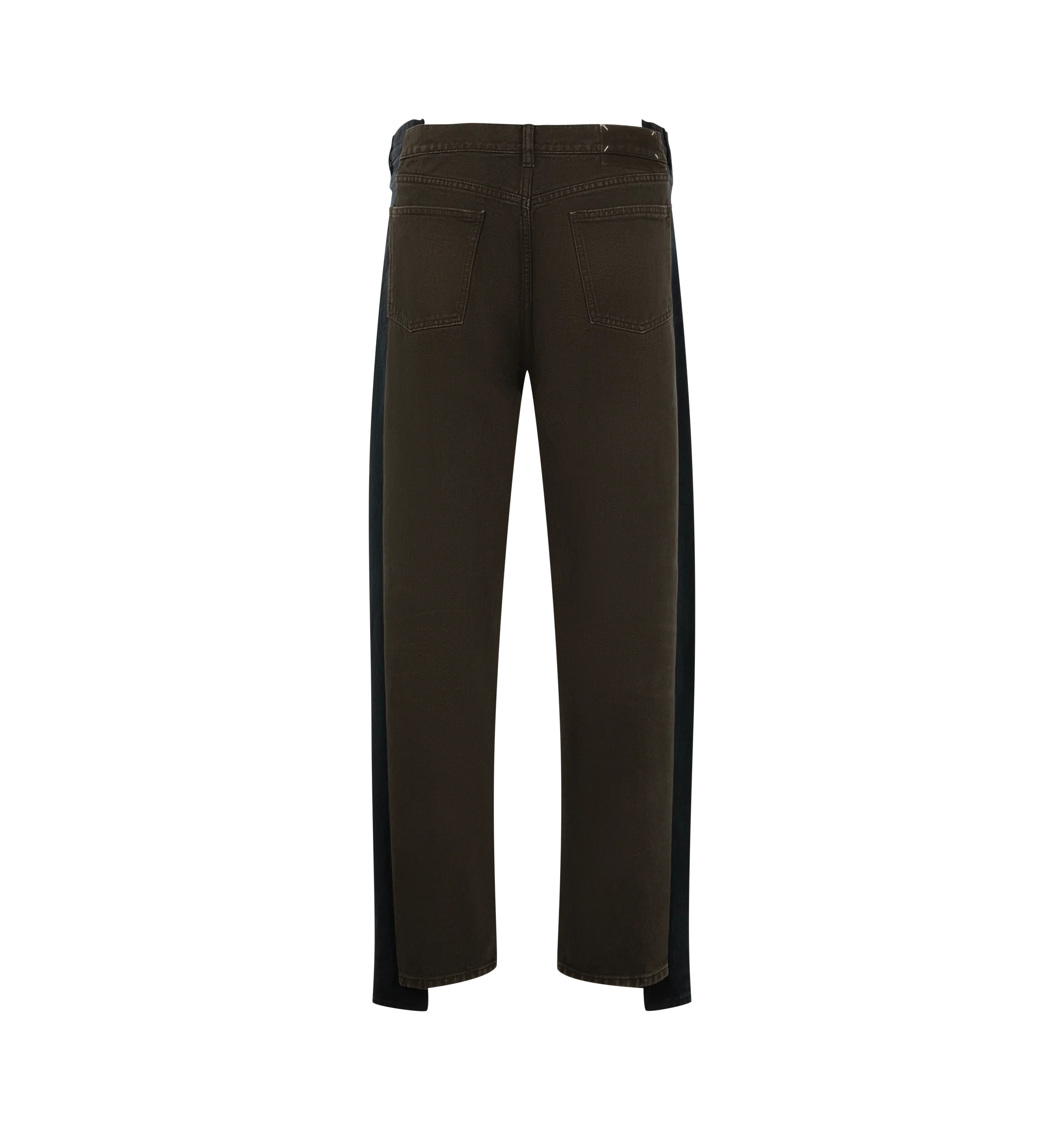 STRAIGHT-LEG SPLICED DENIM PANT (MENS) - Image 2