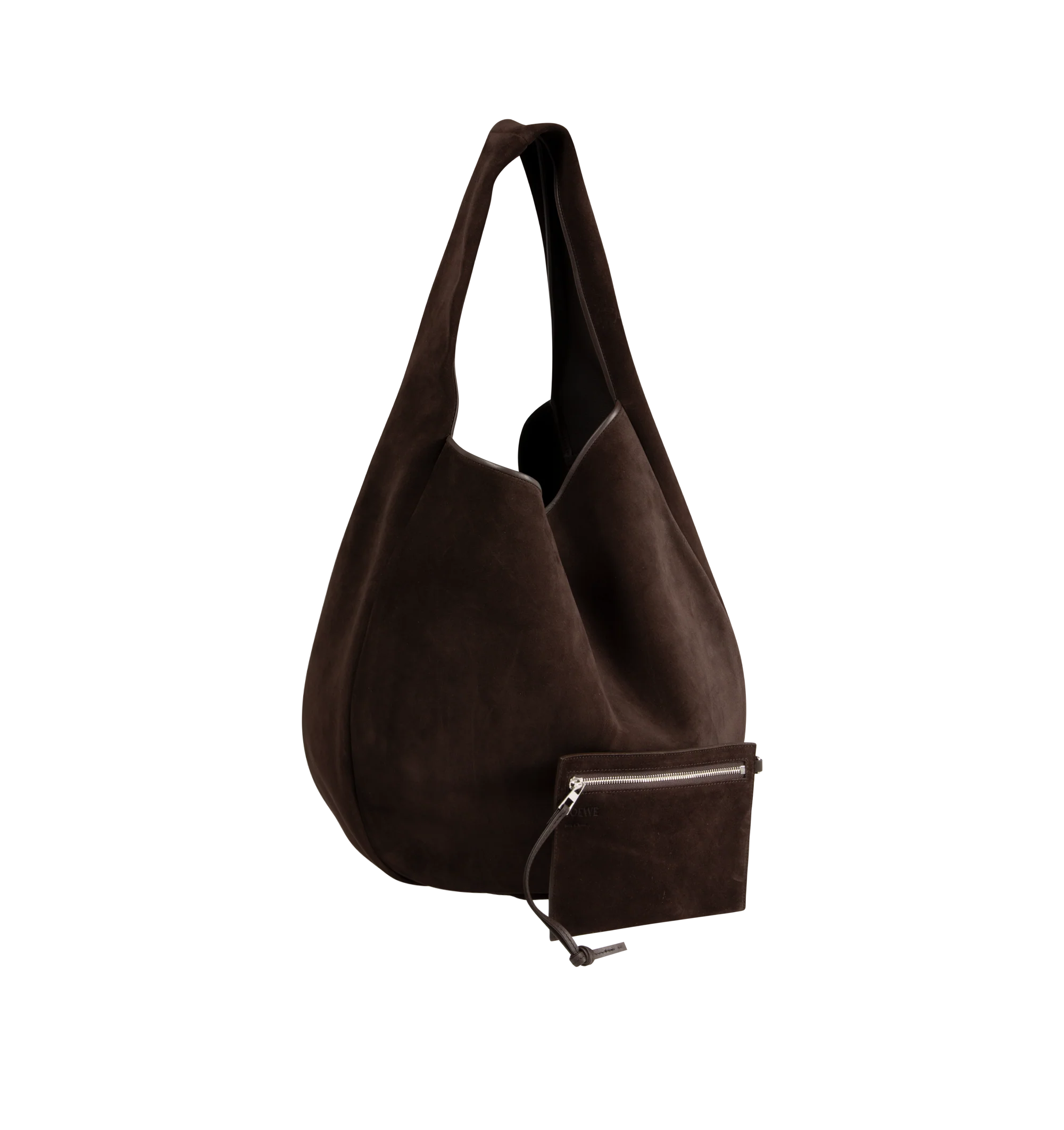 SUEDE ROOMY HOBO BAG - Image 2