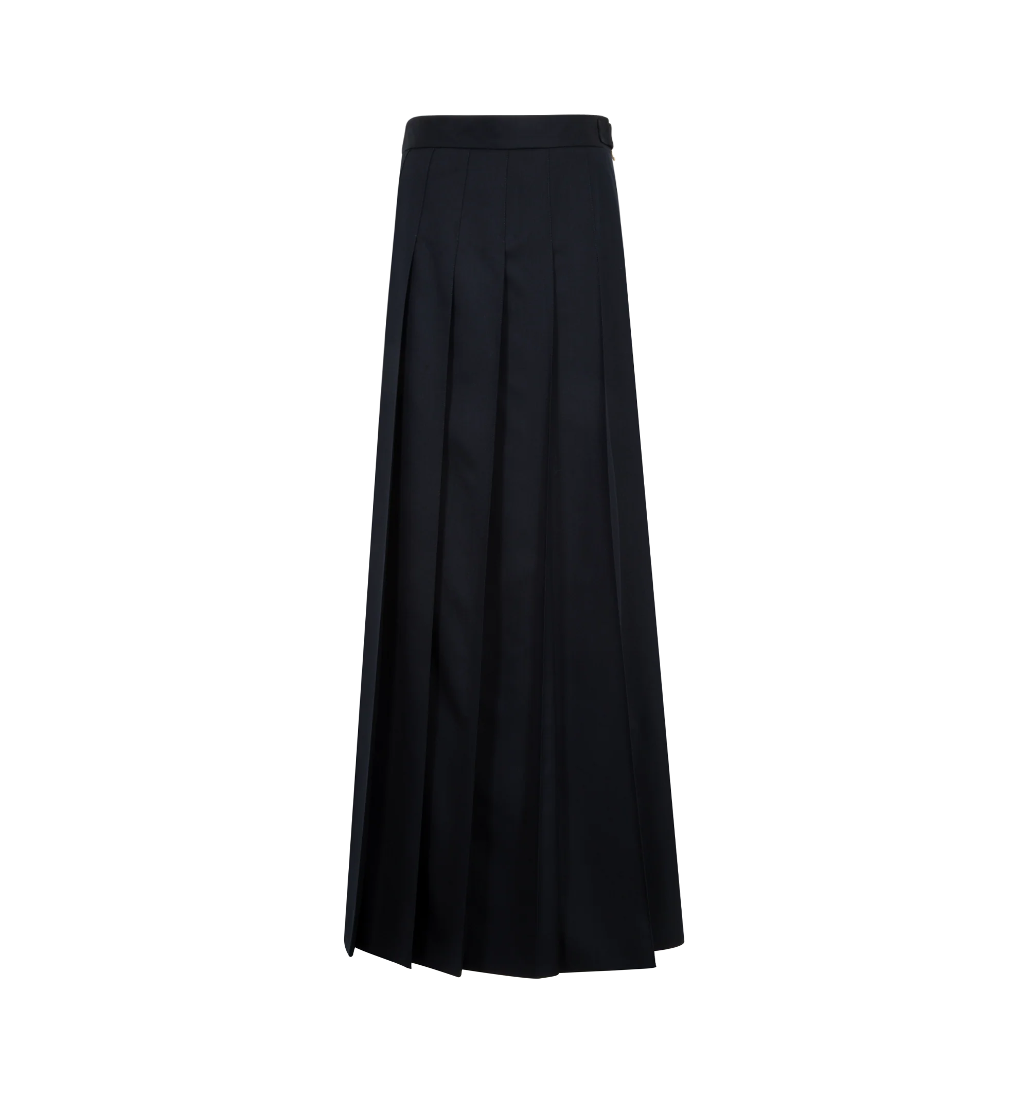 SUPER 120’S PLEATED MAXI SKIRT (WOMENS)