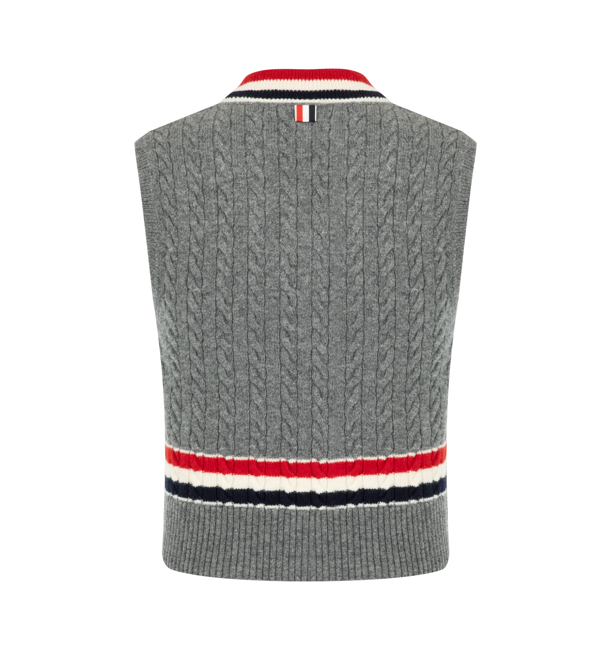 WOOL V-NECK VEST (MENS) - Image 2